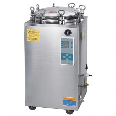 JIBIMED LS-LD 35L/ 50L/ 75L/ 100L/ 120L/ 150L Stérilisateur autoclave à vapeur haute pression vertical 105 ℃ - 134 ℃ Affichage LED