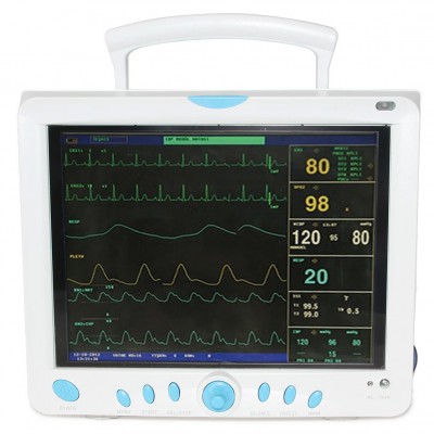 CONTEC® CMS9000 Moniteur multiparamétrique (ECG, NIBP, SPO2, Respiration, Température, fréquence de pouls)