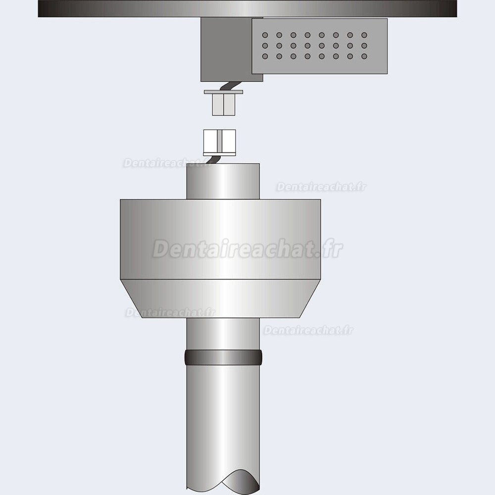 Lampe scialytique dentaire 72W, lampe opératoire à LED (monté au plafond)