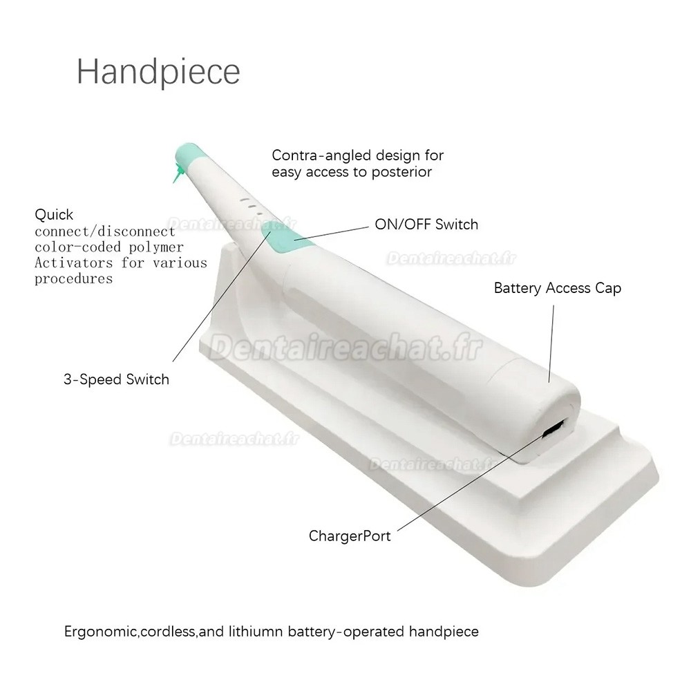 YAHOPE A3 endoactivateur endo irrigateur activateur avec 120 embouts