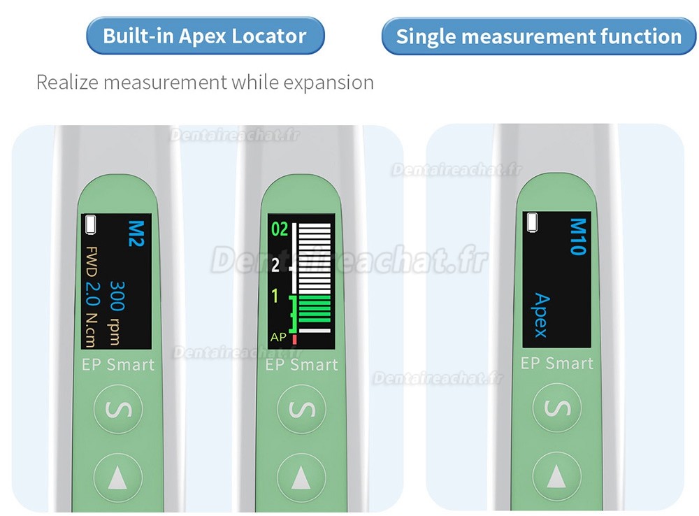 Betterway EP Smart Moteur endo dentaire sans fil avec localisateur d'apex