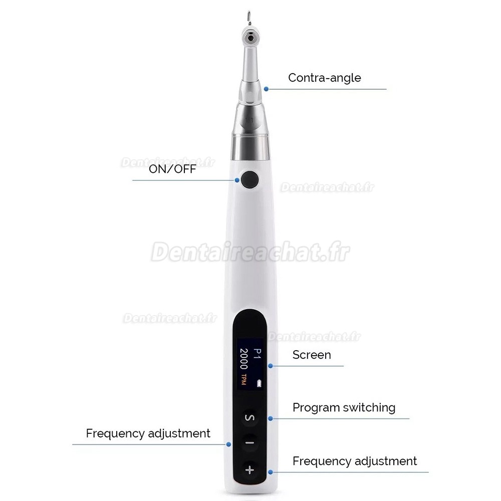 Betterway IPR 2000 Pièce à main orthodontique électrique dentaire, Kit IPR interproximal avec 5 bandes