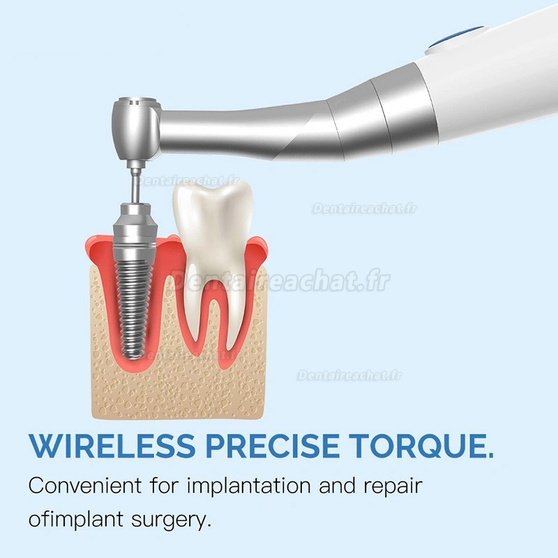 Betterway Motor X Clé dynamométrique universelle électrique sans fil pour implants avec 16 tournevis