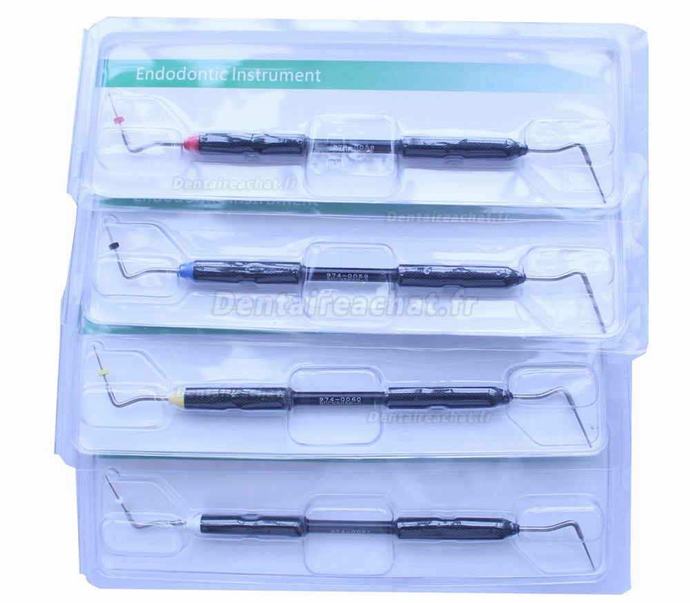 Plugger manuale endodontico, kit plugger endo Niti 4 dimensioni opzionali