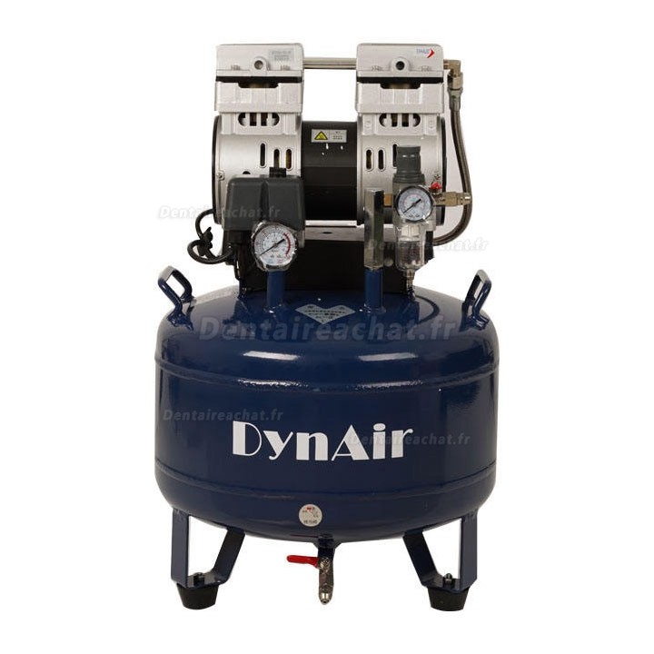 Dynamic DA7001 compresseur 30l sans huile dentaire silencieux 0,75 kW/1 CV