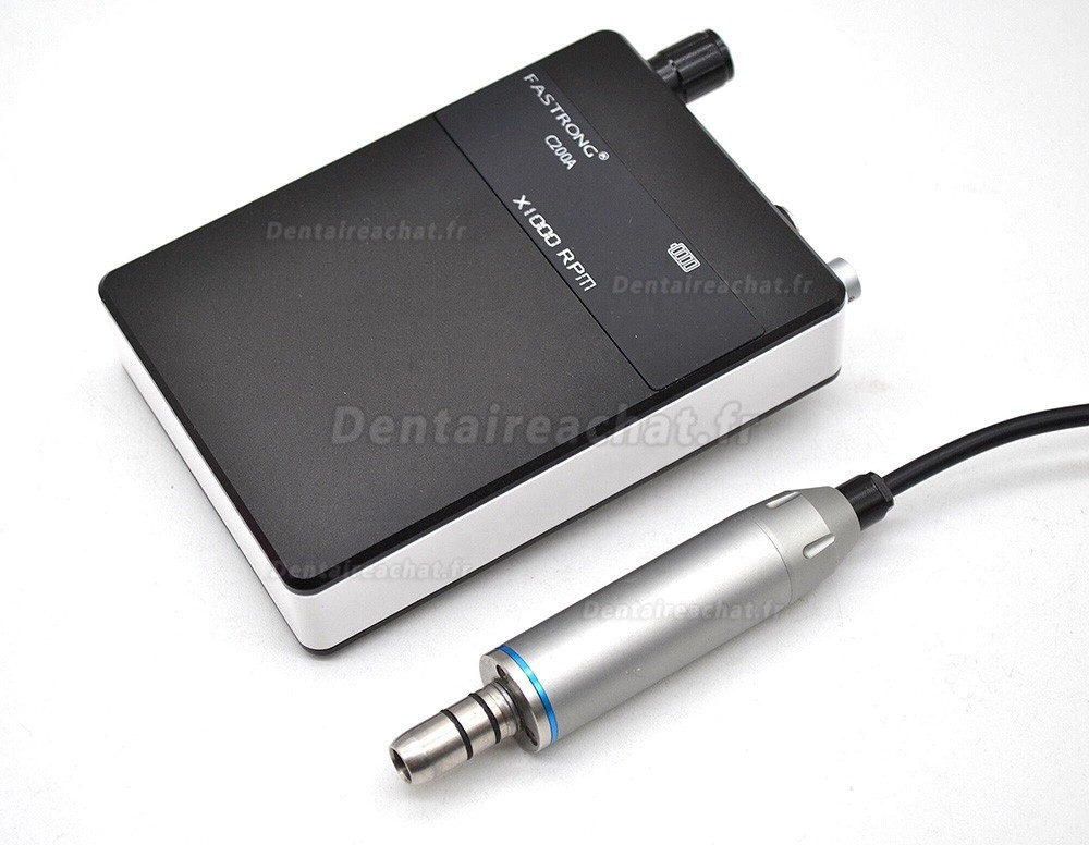 FASTRONG C200A Micromoteur dentaire portable sans balais,Polissage électrique avec batterie