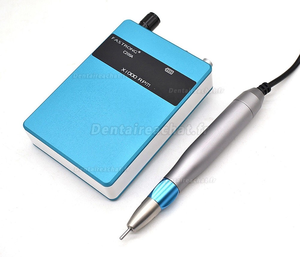 FASTRONG C200A Micromoteur dentaire portable sans balais,Polissage électrique avec batterie