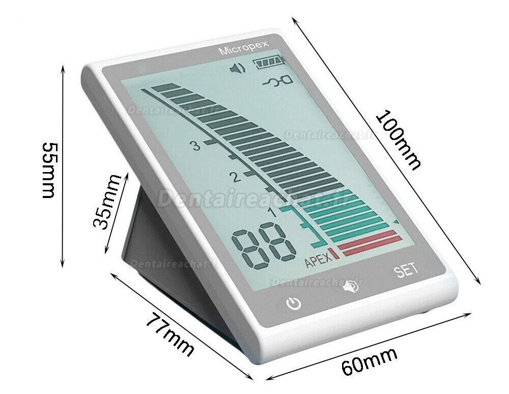 Localisateur d'apex à écran LCD dentaire Micropex