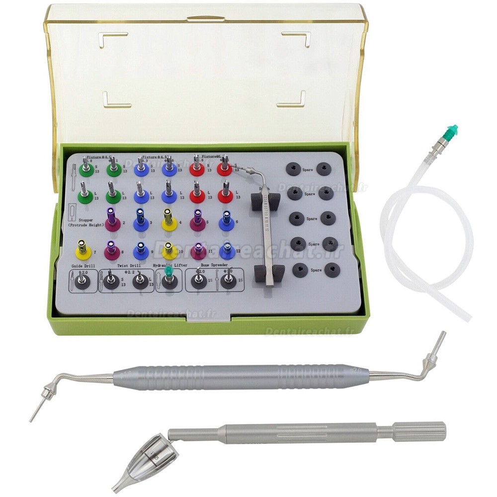 Kit sinus accès crestal implant dentaire (kit CAS crestal approach sinus dentaire) + fraises HIOSSEN OSSTEM