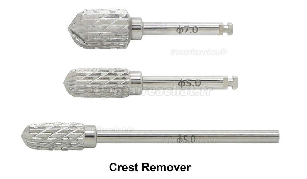 Kit ESSET pour implants dentaires + Fraise chirurgicale à expansion fendue à crête étroite