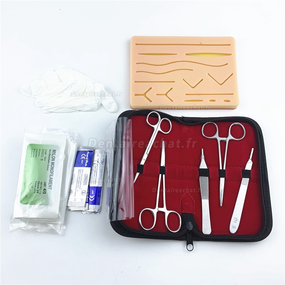 Kit de suture etudiant buccale dentaire kit suture entraînement etudiant  médecine pas cher - Achat au meilleur prix 