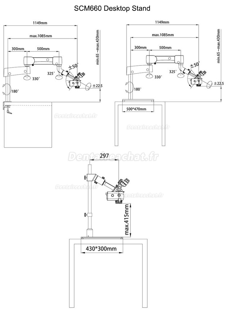 SOCO SCM660UL Microscope opératoire dentaire