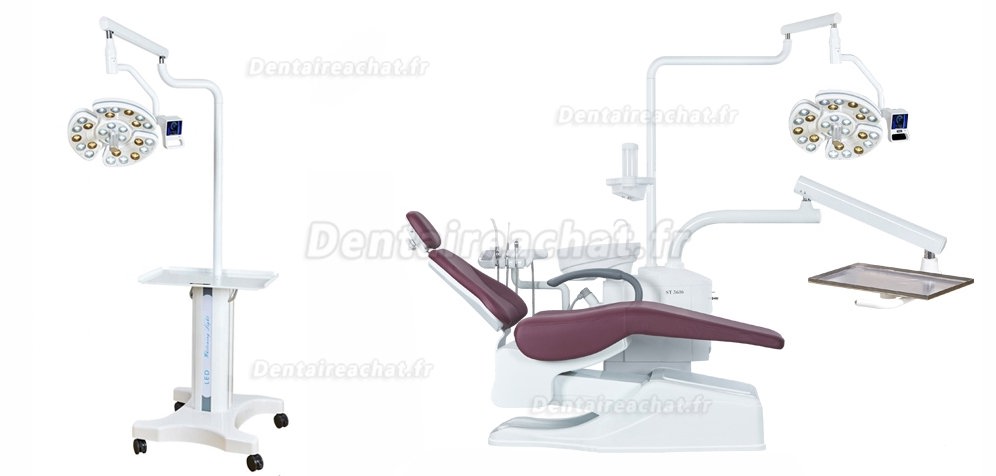 Vente de Saab 28W scialytique dentaire mobile lampe chirurgicale orale LED  dentaire P106A-FS en ligne 