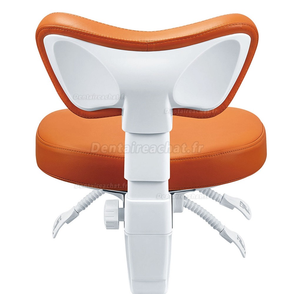 TYTCPLST-060 Siège assistante dentaire, tabouret ergonomique dentiste (coussin de siège/angle du dossier réglable)