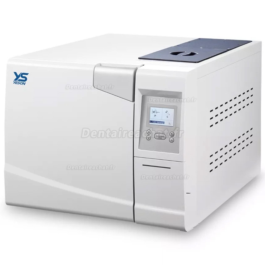 Stérilisateur autoclave dentaire à vapeur classe B YESON Pro-Series 18/23L (avec imprimante et interface USB)