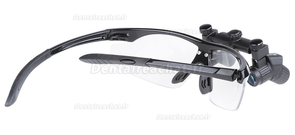 YUYO DY-119 4.0X Loupes binoculaires ergonomiques dentaires, loupe bandeau ultralégère 450 mm