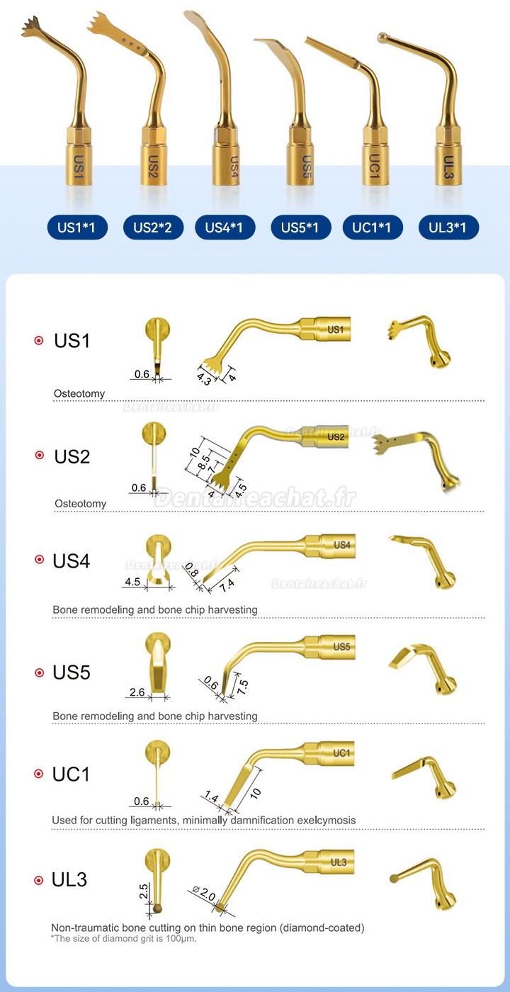 Yahope Bone Surg Unité de piézochirurgie de chirurgie dentaire/moteur de chirurgie osseuse d'implant