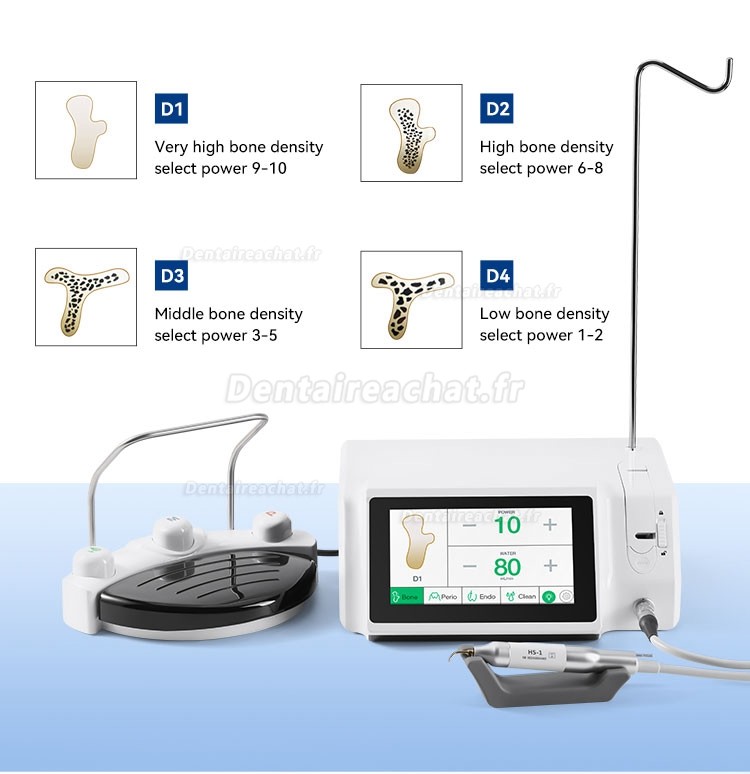 Yahope Bone Surg Unité de piézochirurgie de chirurgie dentaire/moteur de chirurgie osseuse d'implant